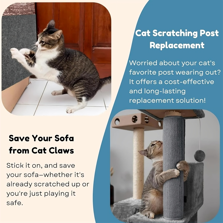 50 % DE REMISE TEMPORAIRE | PurrShield™ | Tapis grattage autocollant pour chats