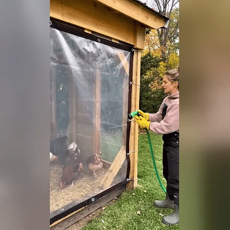 WindWall™ · Bâche transparente imperméable