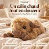 -50 % · OFFRE LIMITÉE · CozyHug™ · Peluche lestée vache Highland