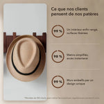 -50 % · OFFRE LIMITÉE · HarmonyHooks™ · Porte-manteau à touches de piano