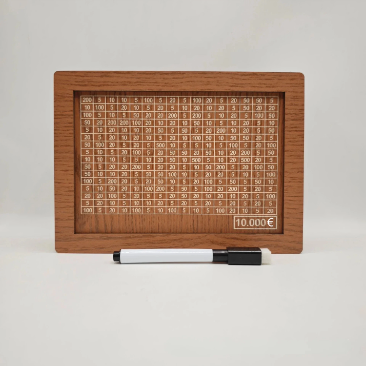1 + 1 GRATUIT AUJOURD'HUI | WealthBox™ | Tirelire en bois