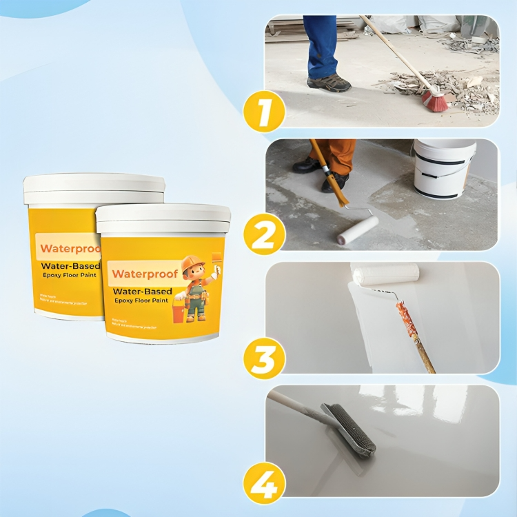 50% DE RABAIS TEMPORAIRE | FloorArmor™ | Peinture de sol époxy à base d'eau résistante à l'eau