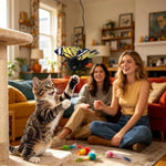 -50 % · OFFRE LIMITÉE · PawBuzz™ · Jouet interactif pour chat volant