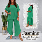 -50 % · OFFRE LIMITÉE · Jasmine™ · Ensemble tailleur deux pièces coupe décontractée