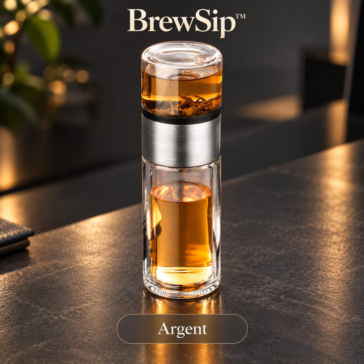 -50 % · OFFRE LIMITÉE · BrewSip™ · Bouteille à thé