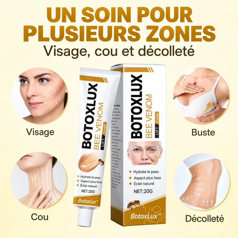 1+1 OFFERT · AUJOURD'HUI · BotoxLux™ · Crème au venin d’abeille
