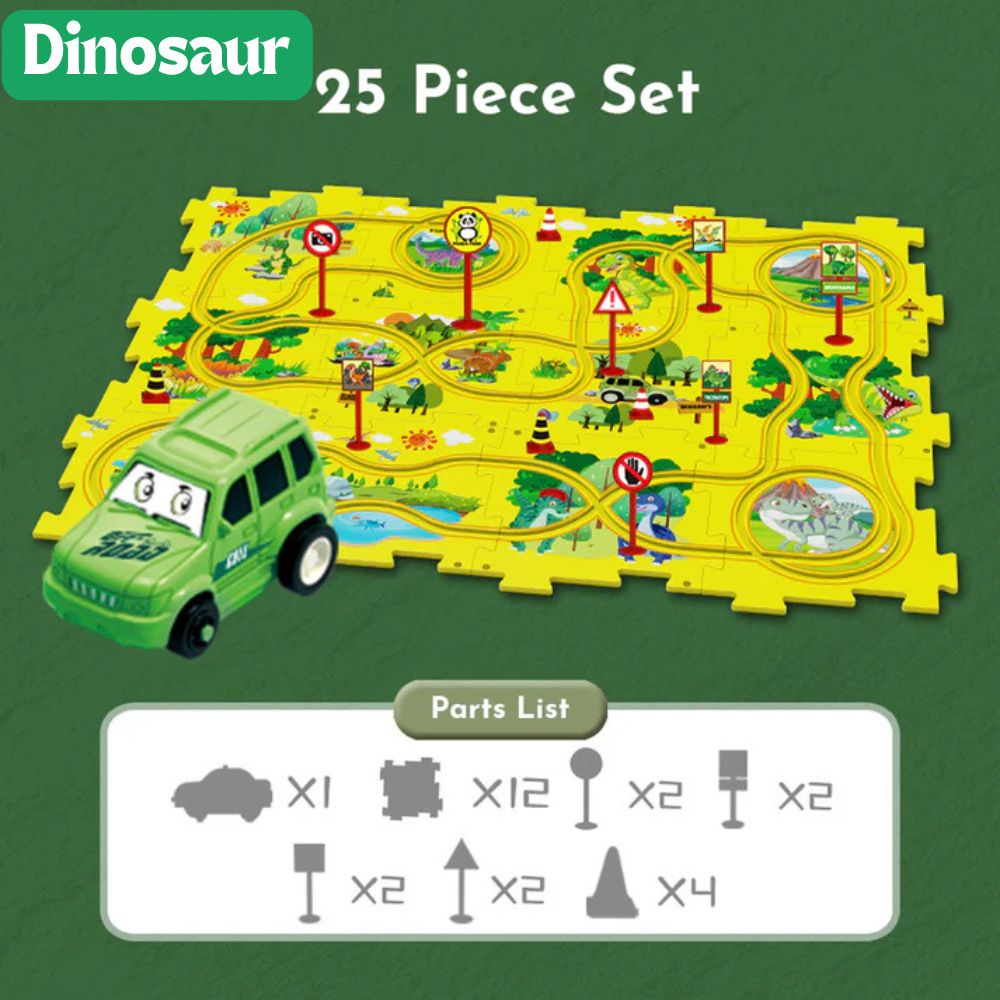 50% DE REMISE TEMPORAIRE | TrackTastic™ | Ensemble de rails de puzzle pour enfants