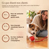 1+1 OFFERT · AUJOURD'HUI · WhirlPaw™ · Balle interactive pour animaux