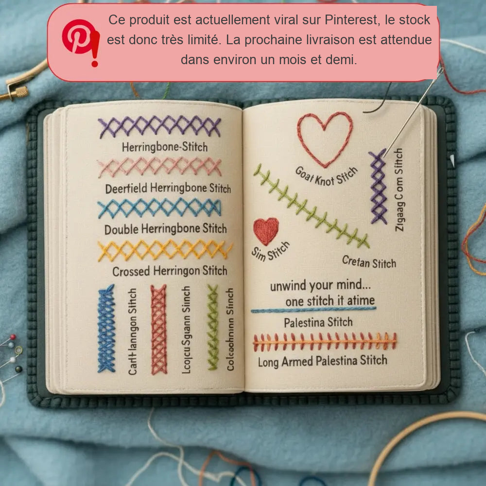 -50 % · OFFRE LIMITÉE · EmbroiDiary™ · Kit de broderie