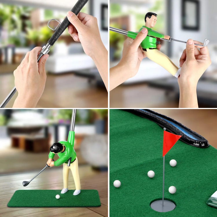 50% DE RÉDUCTION TEMPORAIRE | MicroGolfer™ | Ensemble de jeu de mini-golf d'intérieur