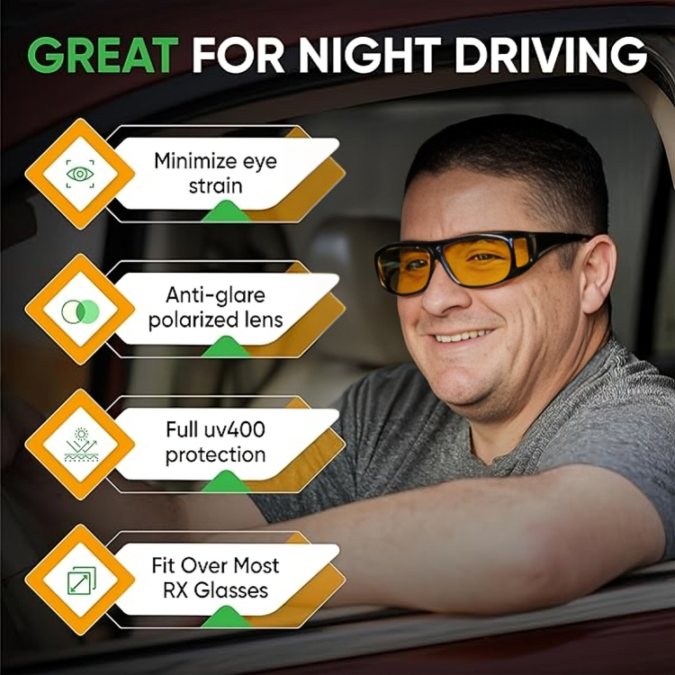 1 + 1 GRATUIT AUJOURD'HUI | NightView™ | Lunettes de vision nocturne polarisées