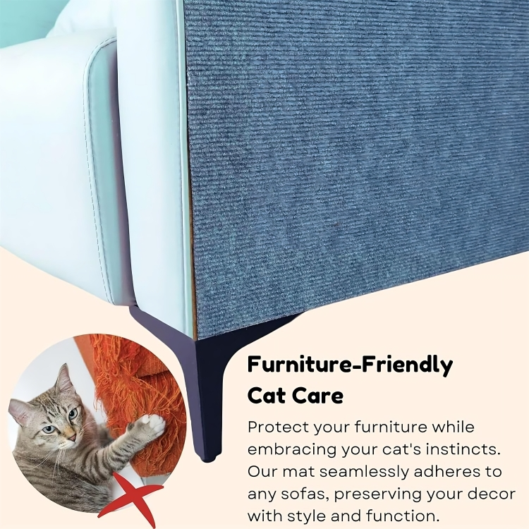50 % DE REMISE TEMPORAIRE | PurrShield™ | Tapis grattage autocollant pour chats