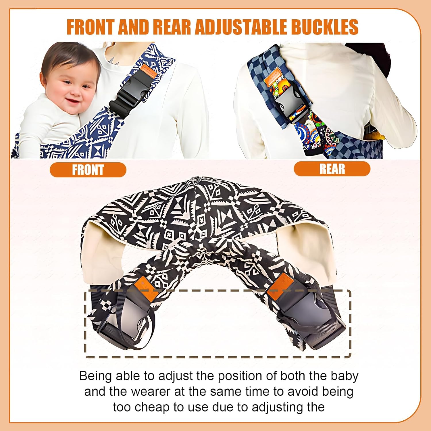 50% DE REMISE TEMPORAIRE | SnuggleSling™ | Porte-bébé portable pour tout-petits