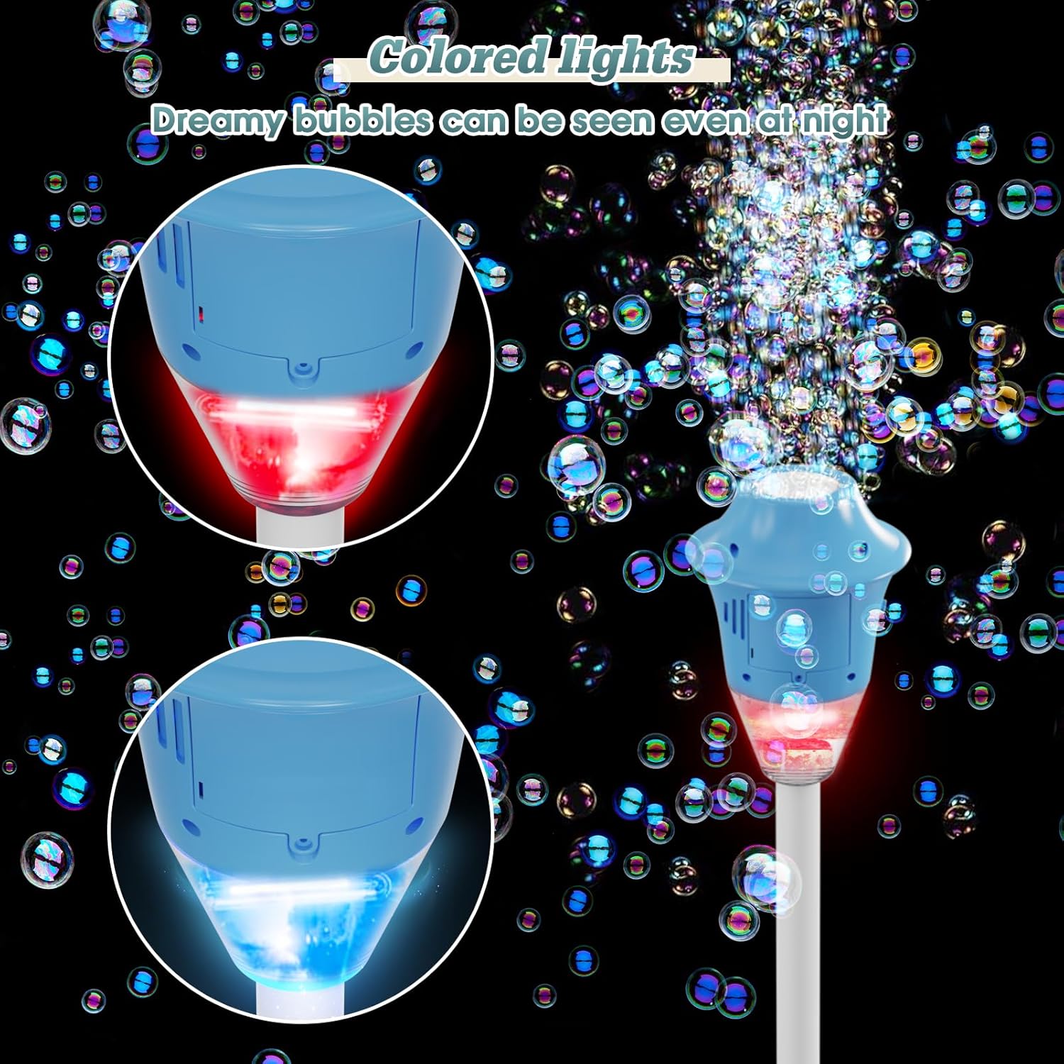 50% DE REMISE TEMPORAIRE | LumiBubbles™ | Transformez chaque événement en une fête de bulles de savon !