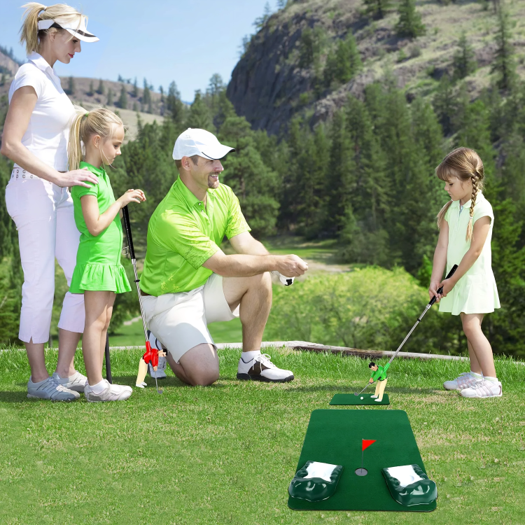 50% DE RÉDUCTION TEMPORAIRE | MicroGolfer™ | Ensemble de jeu de mini-golf d'intérieur