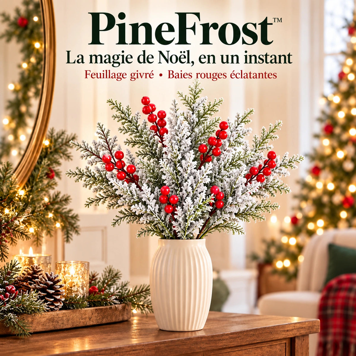 Photographie produit pinefrost en français