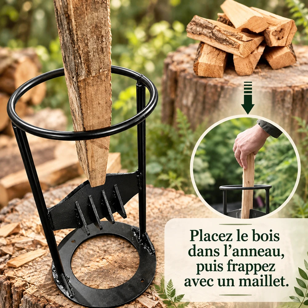 -50 % · OFFRE LIMITÉE · SplitterPro™ · Fendeur de bois de chauffage