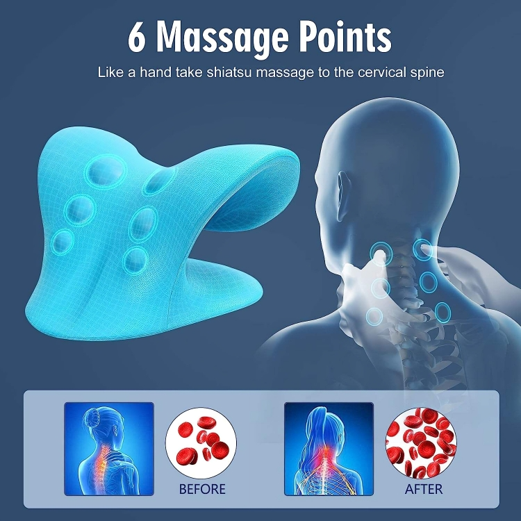 50% DE REMISE TEMPORAIRE | NeckSoothe™ | Coussin de soutien pour la colonne cervicale