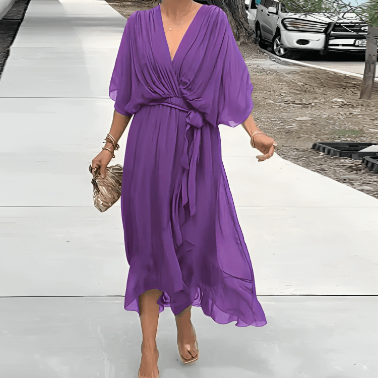 50% RABATT TEMPORÄR | Callista™ | Stilvolles Chiffon-Kleid - MODLIA