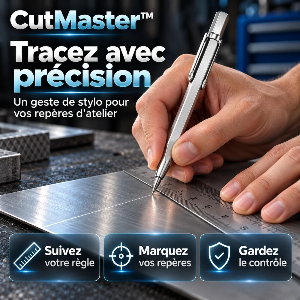 1+1 OFFERT · AUJOURD'HUI · CutMaster™ · Boostez votre productivité !