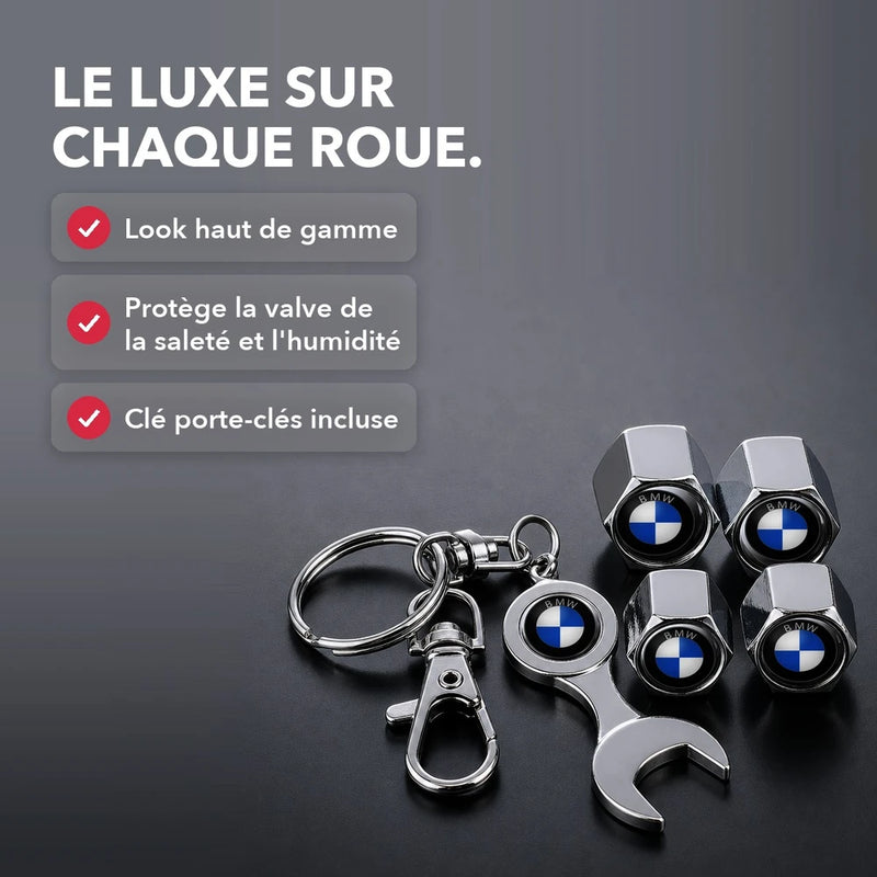 -50 % · OFFRE LIMITÉE · TyreGem™ · Bouchons de valve luxe