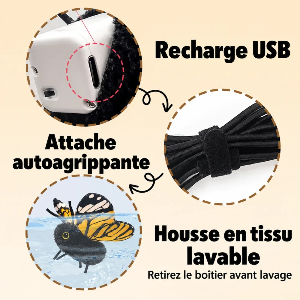 -50 % · OFFRE LIMITÉE · PawBuzz™ · Jouet interactif pour chat volant