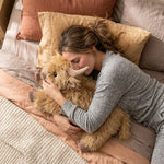 -50 % · OFFRE LIMITÉE · CozyHug™ · Peluche lestée vache Highland