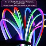 -50 % · OFFRE LIMITÉE · NeoAura™ · Bandes LED néon