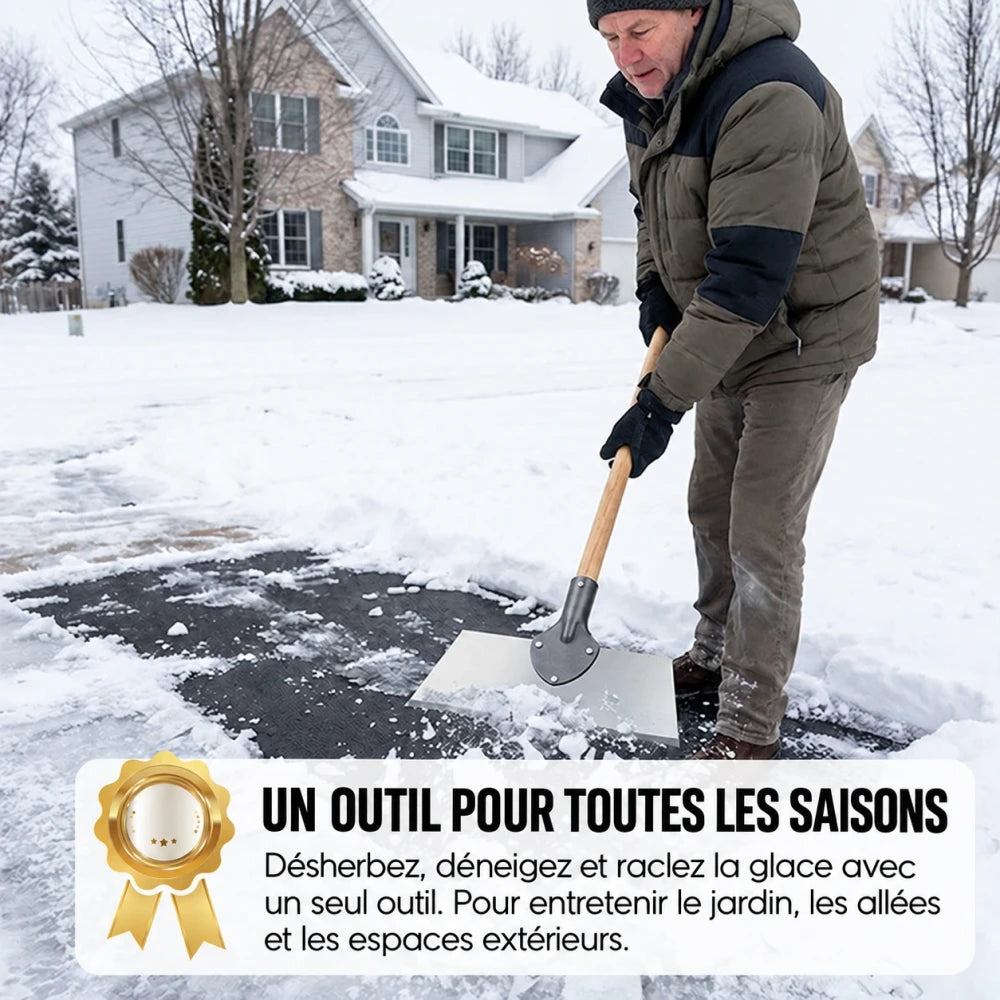 -50 % · OFFRE LIMITÉE · ShovelMax™ · Pelle de jardin multifonctionnelle