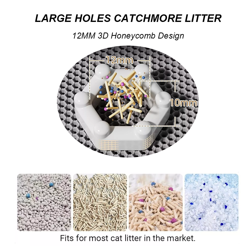 50% DE REMISE TEMPORAIRE | LitterCatcher™ | Tapis pour litière de chat