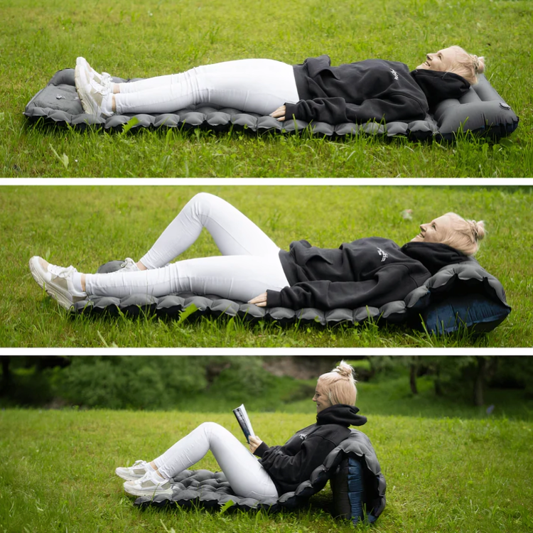 50% DE RABAIS TEMPORAIRE | EasyBed™ | Matelas de couchage gonflable ultraléger