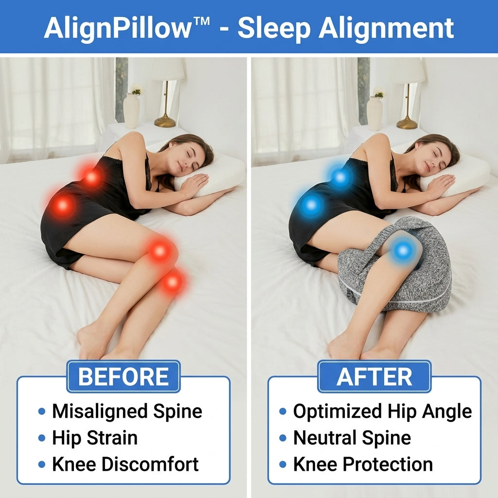 50 % DE REMISE TEMPORAIRE | AlignPillow™ - Alignement du sommeil