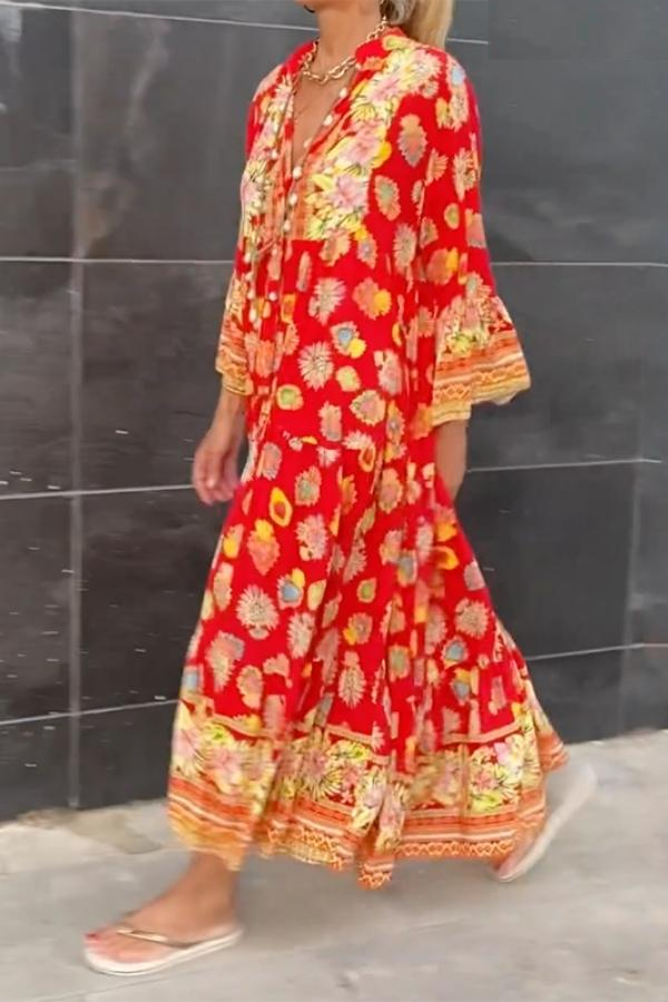 -50 % · OFFRE LIMITÉE · Amira™ · Robe longue d'été