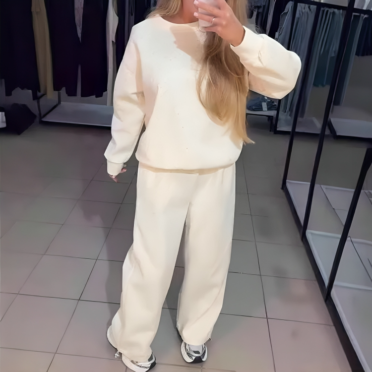 50% DE REMISE TEMPORAIRE | Arabella™ | Ensemble de training glamour avec strass pour femmes