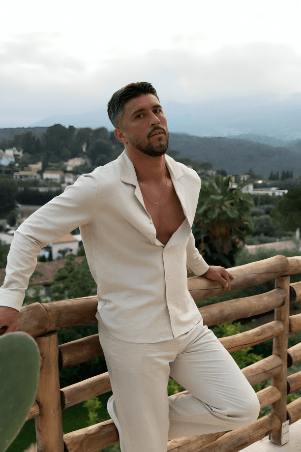 50% RABATT TEMPORÄR | Paxton™ | Leinen Sommer Set - MODLIA