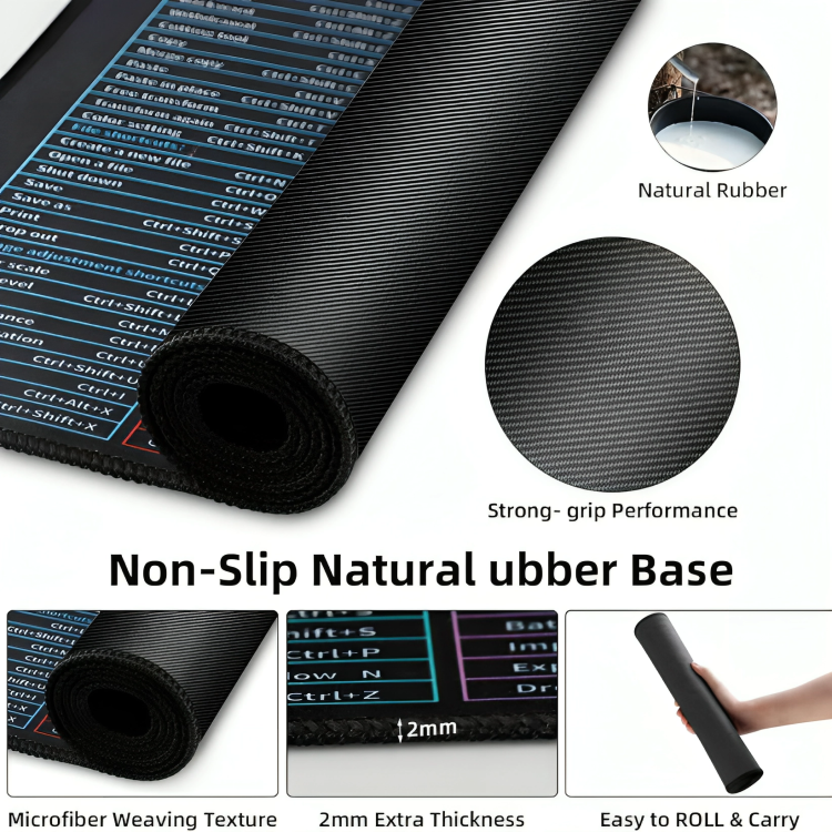 50 % DE REMISE TEMPORAIRE | KeyPad™ | Grand tapis de clavier antidérapant