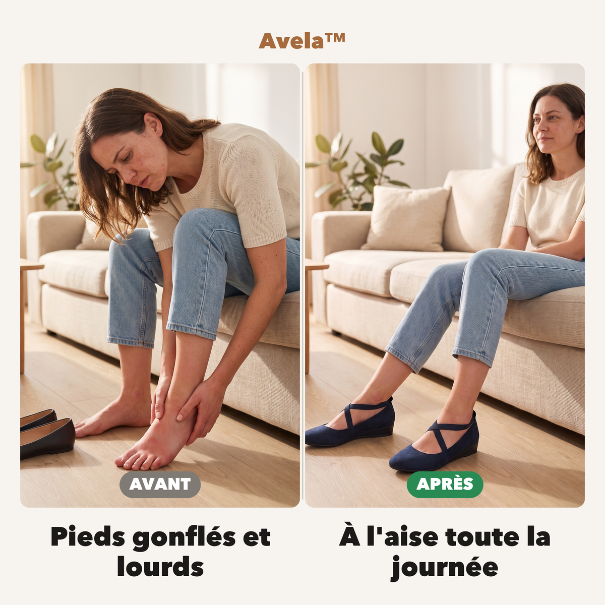 -50 % · OFFRE LIMITÉE · Avela™ · Chaussures ballerines