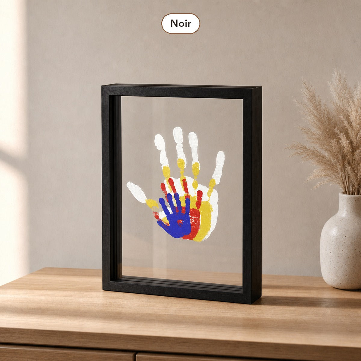 -50 % · OFFRE LIMITÉE · HeartNest™ · Cadre empreintes de mains