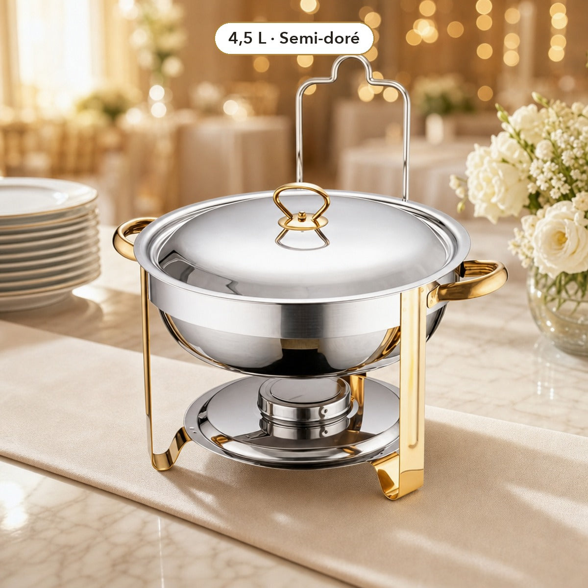 -50 % · OFFRE LIMITÉE · HeatServe™ · Chauffe-plat buffet 4,5 L