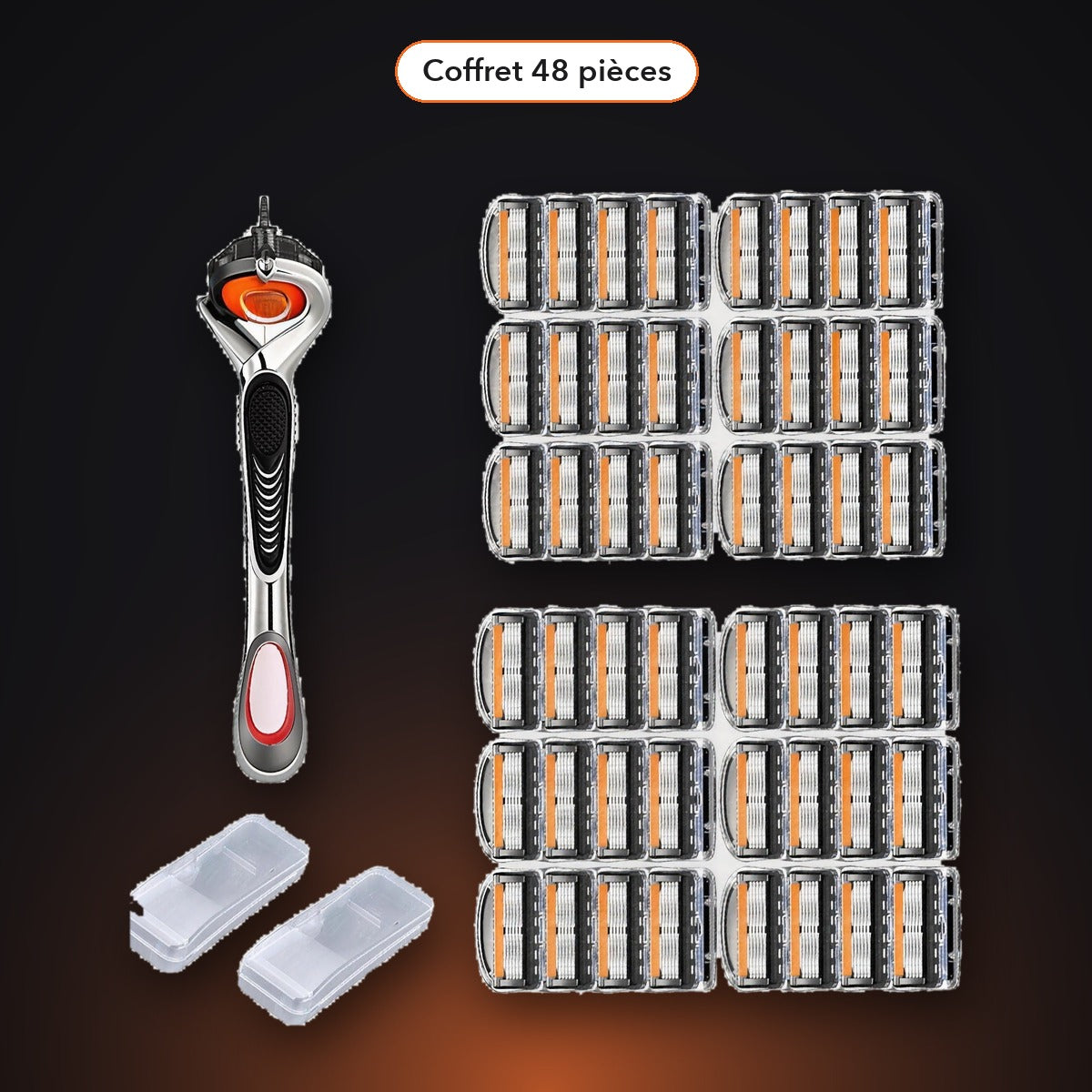 -50 % · OFFRE LIMITÉE · RazorMax™ · Coffret de lames de rasoir homme