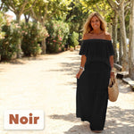 -50 % · OFFRE LIMITÉE · Elisabeth™ · Robe longue de plage à épaules dénudées