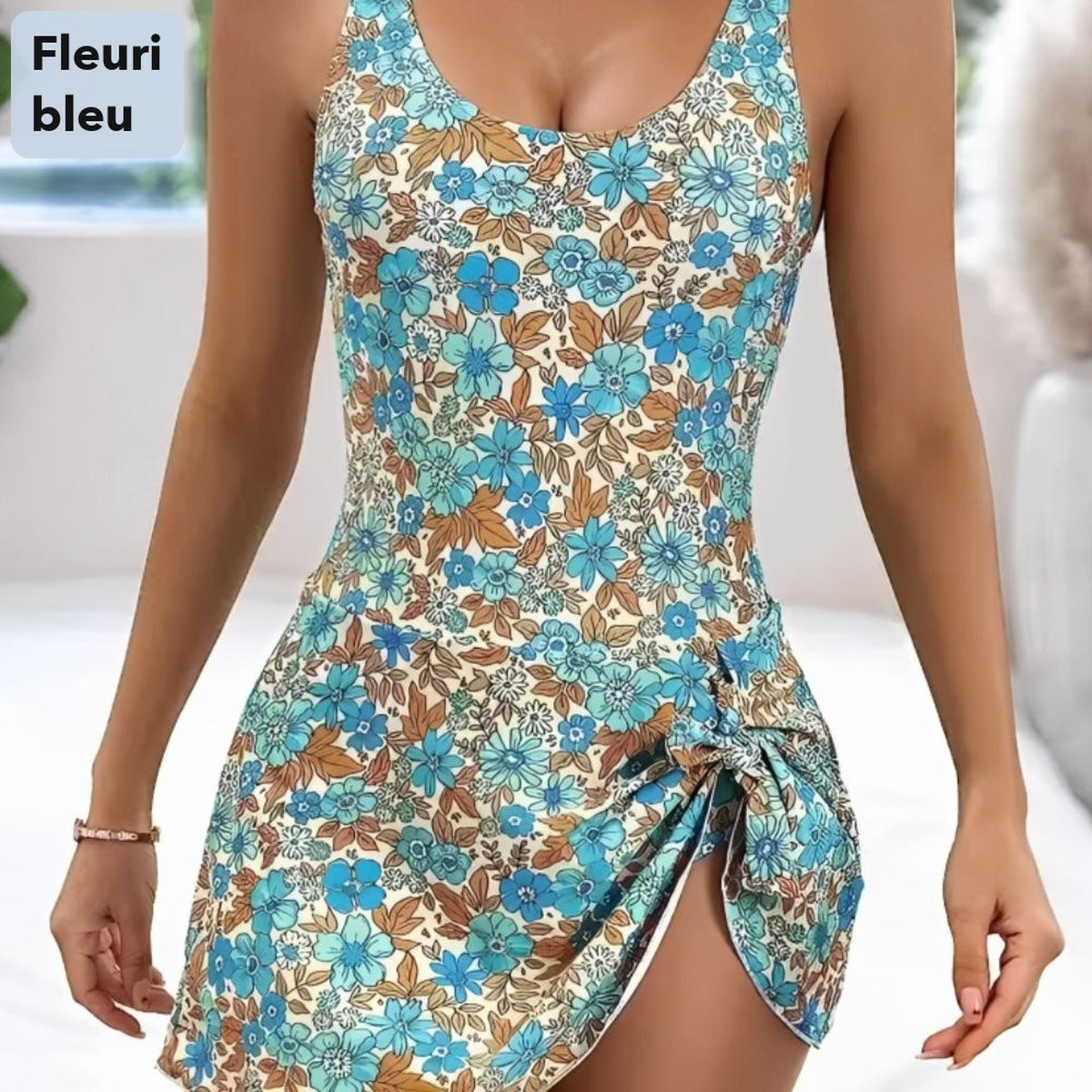 -50 % · OFFRE LIMITÉE · SilhouFit™ · Maillot de bain qui affine votre silhouette sans effort !