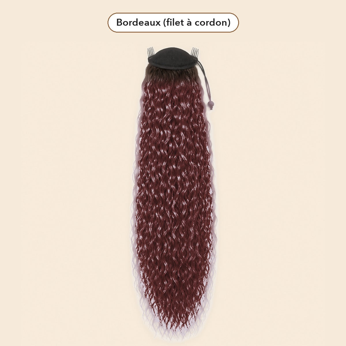 -50 % · OFFRE LIMITÉE · ClipCurls™ · Extensions cheveux bouclés avec queue de cheval