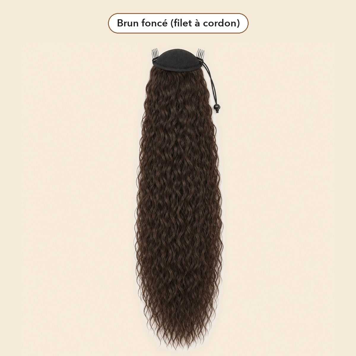 -50 % · OFFRE LIMITÉE · ClipCurls™ · Extensions cheveux bouclés avec queue de cheval