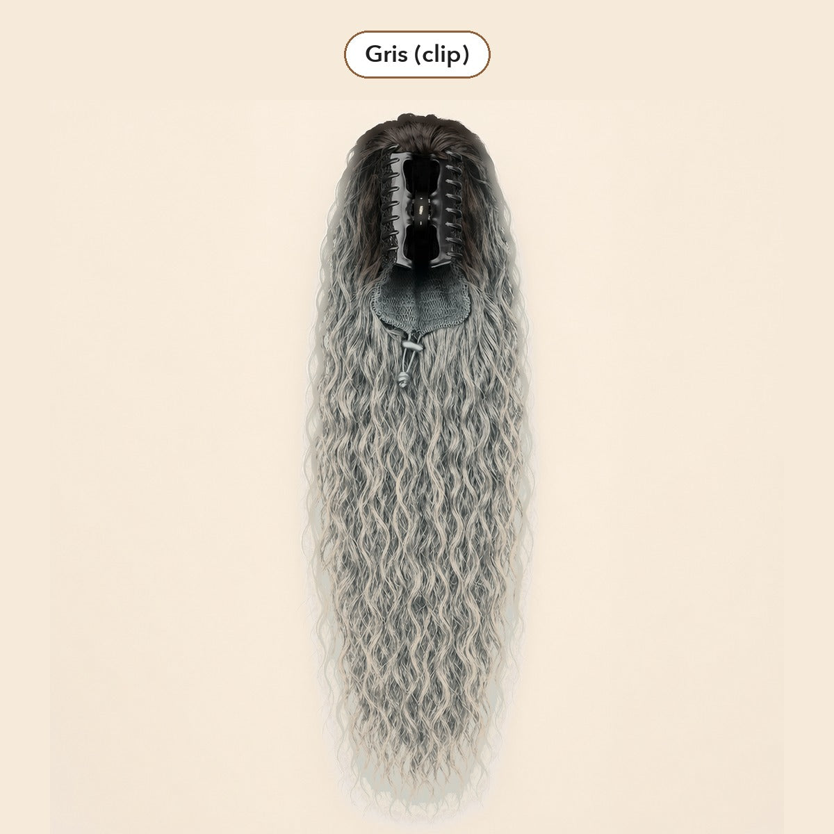 -50 % · OFFRE LIMITÉE · ClipCurls™ · Extensions cheveux bouclés avec queue de cheval