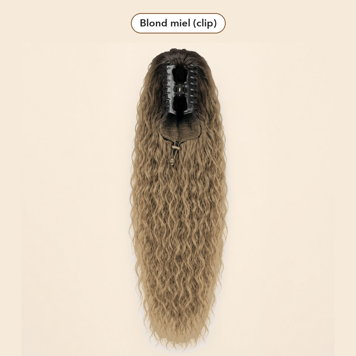 -50 % · OFFRE LIMITÉE · ClipCurls™ · Extensions cheveux bouclés avec queue de cheval