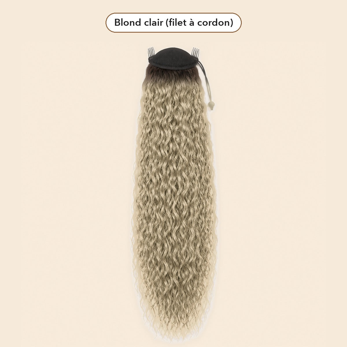 -50 % · OFFRE LIMITÉE · ClipCurls™ · Extensions cheveux bouclés avec queue de cheval