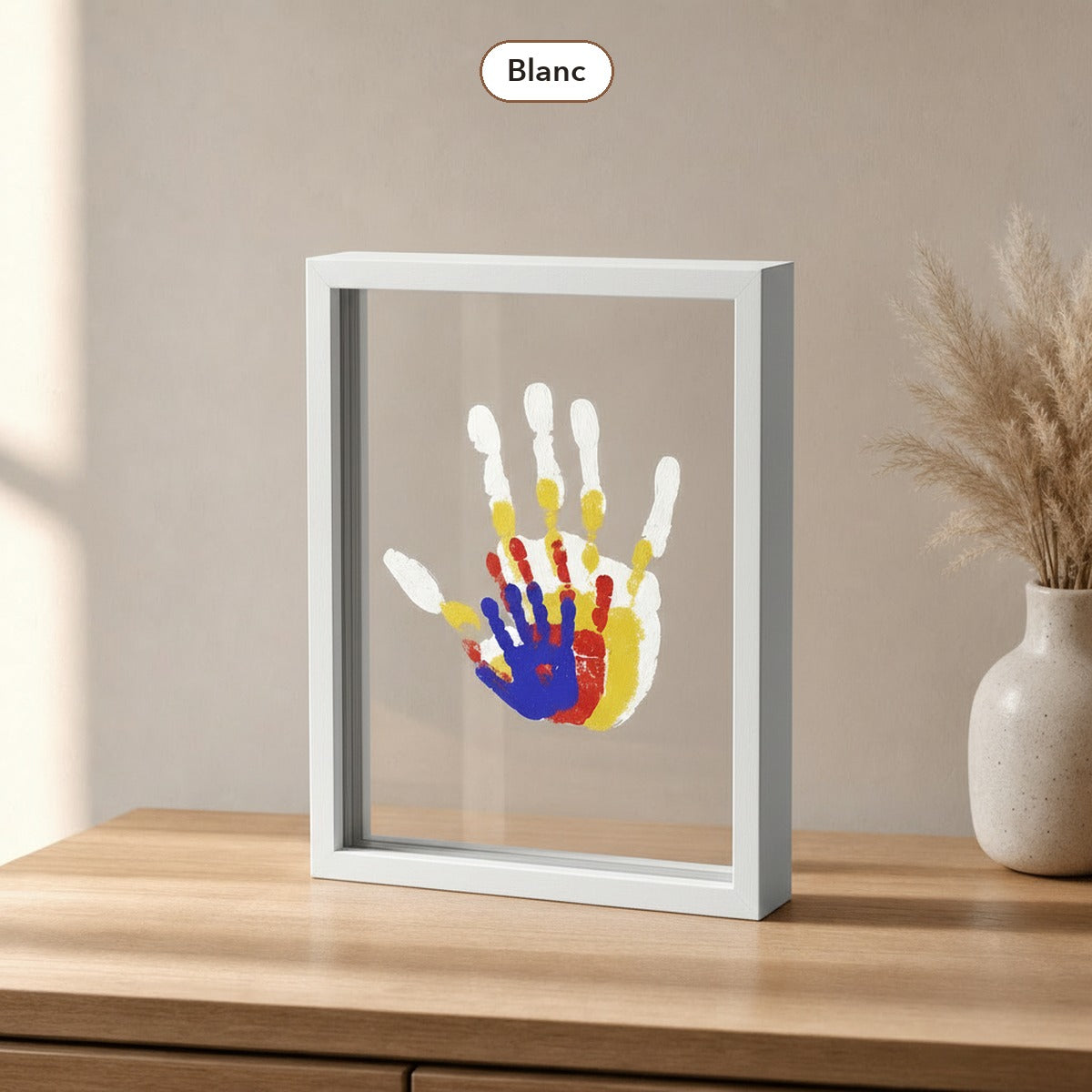 -50 % · OFFRE LIMITÉE · HeartNest™ · Cadre empreintes de mains