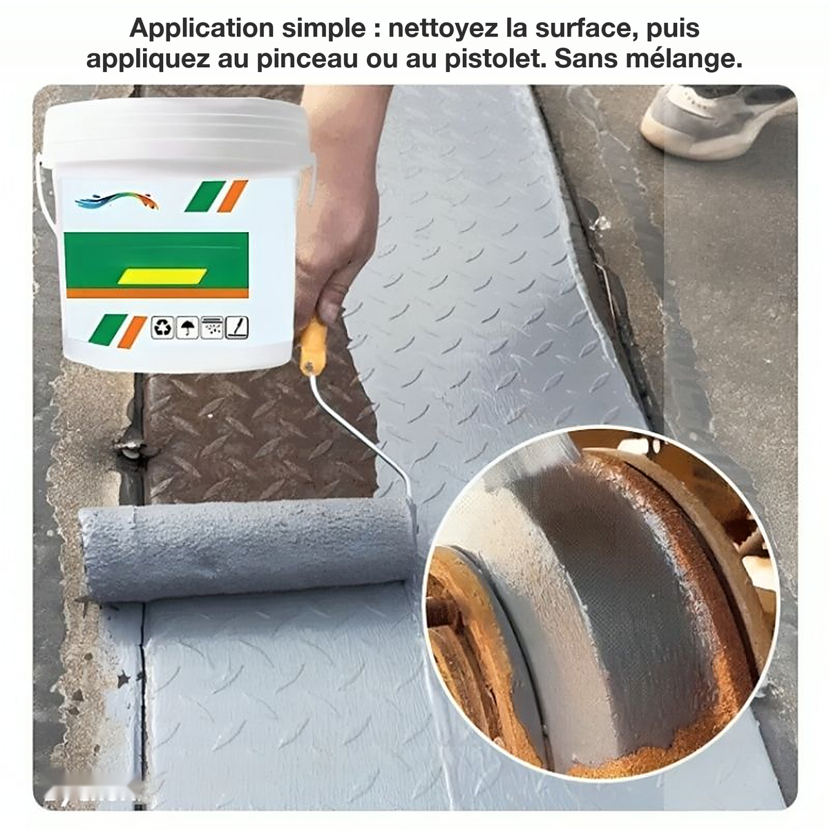 -50 % · OFFRE LIMITÉE · RustFix™ · Protégez vos surfaces contre la rouille !