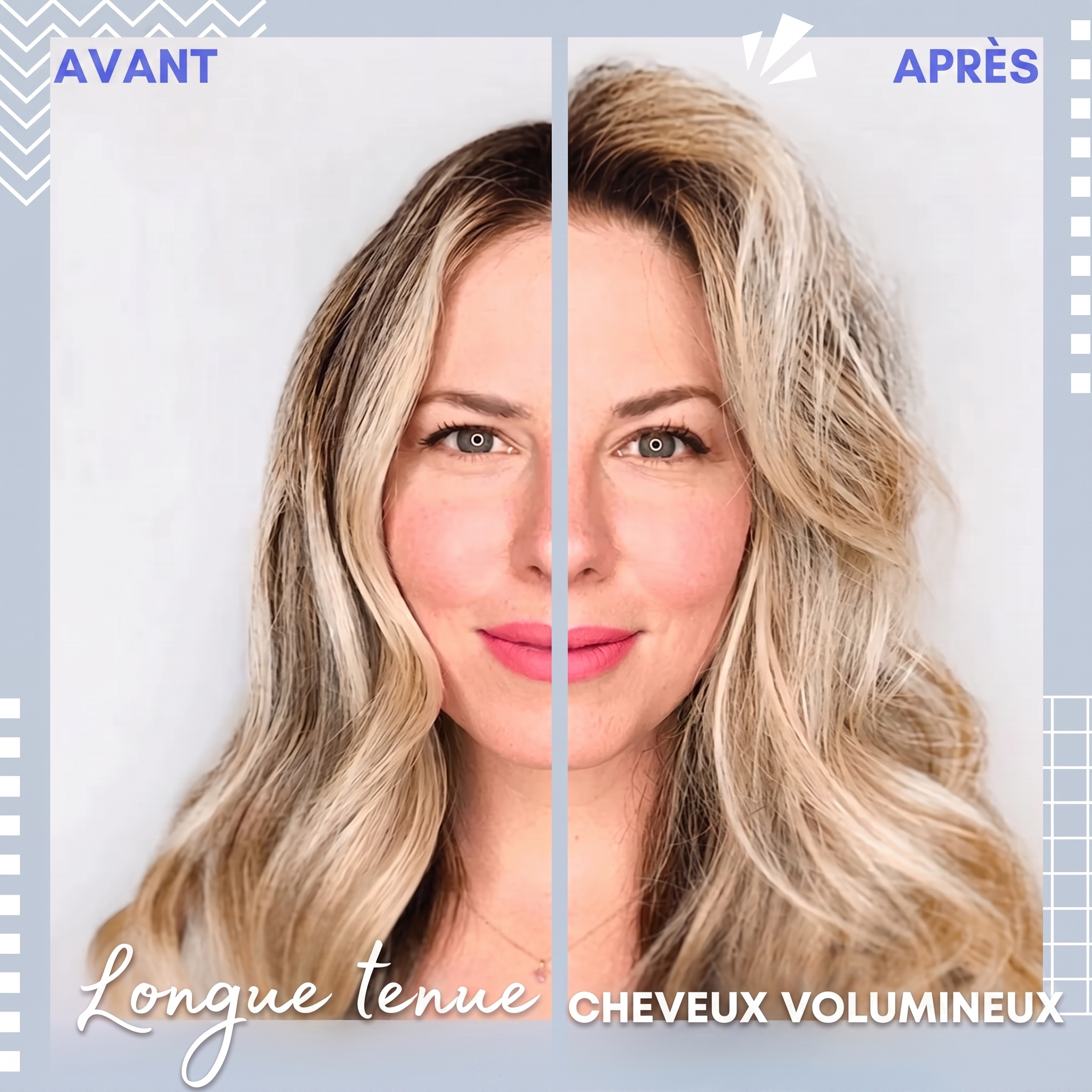 1+1 OFFERT · AUJOURD'HUI · Volumagic™ · Augmentez instantanément le volume de vos cheveux !